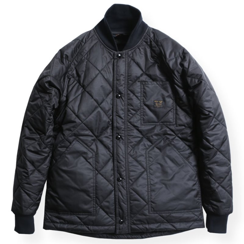 CYCLE QUILT JACKET (BLACK)